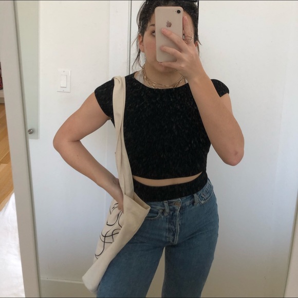 ARITZIA WILFRED cropped shirt